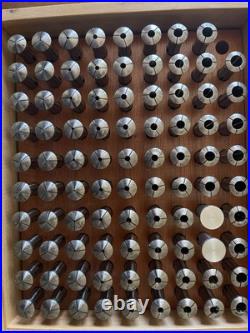 (87 Pieces) Levin D 10MM Collets, 1-80, Watchmakers Lathe Tools