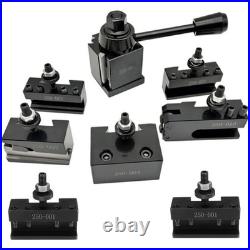 8Pcs OXA 250-000 Wedge Type Quick Change Tool Post Set For Lathe Swing 6 9