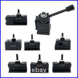 8Pcs Quick Change Tool Post Holder Set Mini Lathe Up to 8 OXA 250-000