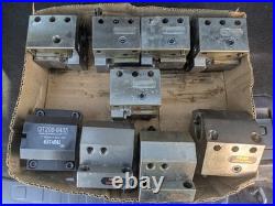 (9) Assorted CNC Lathe Static Tool Holder Blocks