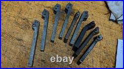 9 Assorted Metal Lathe Lantern Tool Post Bit Holders Armstrong Jh Williams Set5