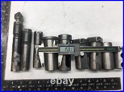 9 Lot 1 Tool Holders and Sleeves CNC Lathe Turret Block Reducers MT2 5/8 1.5