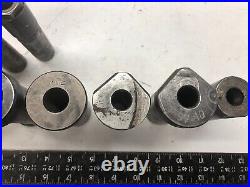 9 Lot 1 Tool Holders and Sleeves CNC Lathe Turret Block Reducers MT2 5/8 1.5