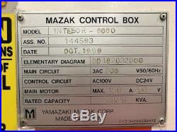 99 Mazak Integrex 50R/800C CNC Lathe 12 Chuck Fusion Mazatrol 640T Live Tooling