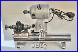 ANTIQUE JEWELERS WATCHMAKERS LATHE with ACCESSORIES