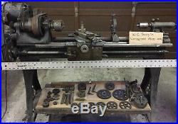 ANTIQUE METAL LATHE / C. W. Young