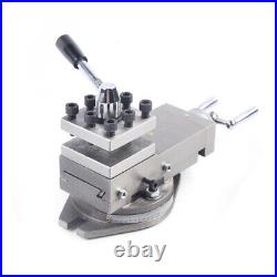 AT300 Lathe Tool Post Tool Holder Assembly 80mm Stroke Mini Lathe Accessories