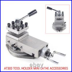 AT300 Metal Lathe Tool Post Assembly Bracket Processing Mini Lathe Accessories