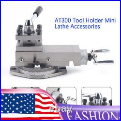 AT300 Mini Lathe Tool Holder Post Assembly Metal Lathe Accessories Bracket 16mm