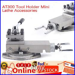 AT300 Mini Lathe Tool Post Assembly Holder MetalWorking Micro Lathe Part Set New