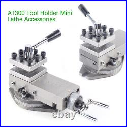 AT300 Tool Holder Mini Lathe Accessories Metal Lathe Holder Tool Assembly 80mm