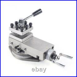 AT300 lathe Tool Post Assembly Holder MetalWorking Mini Lathe Part 8cm Universal
