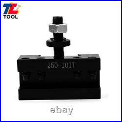 AXA 250-111 Wedge Tool Post Set For Lathe 6-12 Plus 2 Extra Tool Holder