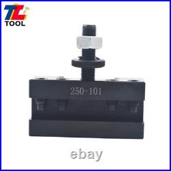 AXA 250-111 Wedge Tool Post Set For Lathe 6-12 Plus 2 Extra Tool Holder