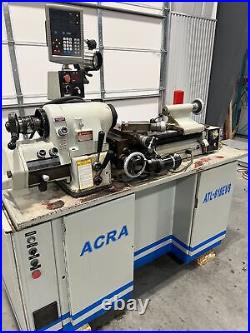 Acra ATL-618EVS Tool Room Lathe Hardinge HLVH-EM, English and Metric Threading, D
