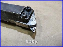 Adjustable 13 Carbide Tip Tool Holder Lathe Tool, Inches Millimeters, Hex Shaft