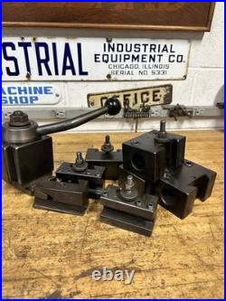 Aloris CXA QCTP Tool Post F or Lathe With 7 Holders
