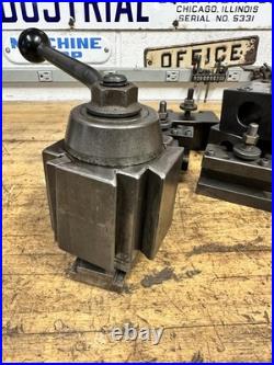 Aloris CXA QCTP Tool Post F or Lathe With 7 Holders
