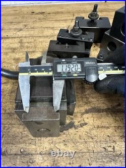 Aloris CXA QCTP Tool Post F or Lathe With 7 Holders