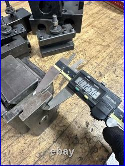 Aloris CXA QCTP Tool Post F or Lathe With 7 Holders