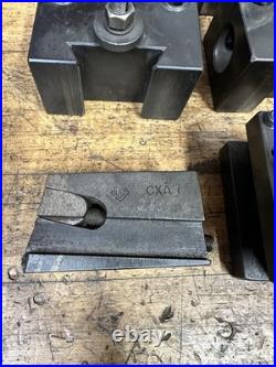 Aloris CXA QCTP Tool Post F or Lathe With 7 Holders