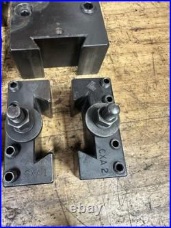 Aloris CXA QCTP Tool Post F or Lathe With 7 Holders