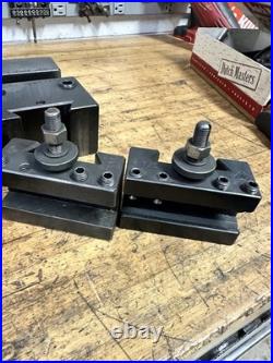 Aloris CXA QCTP Tool Post F or Lathe With 7 Holders