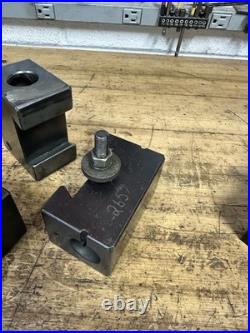 Aloris CXA QCTP Tool Post F or Lathe With 7 Holders