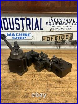 Aloris CXA QCTP Tool Post for Lathe With 5 Holders