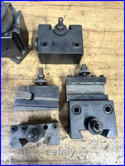 Aloris CXA QCTP Tool Post for Lathe With 5 Holders