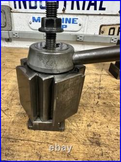 Aloris CXA QCTP Tool Post for Lathe With 5 Holders