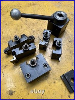 Aloris CXA Quick Change Tool Post Holder Set Metal Lathe Wedge Style
