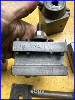 Aloris CXA Quick Change Tool Post Holder Set Metal Lathe Wedge Style