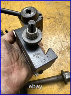 Aloris CXA Quick Change Tool Post Holder Set Metal Lathe Wedge Style