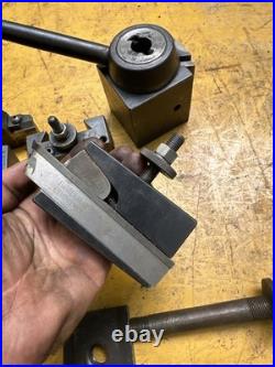 Aloris CXA Quick Change Tool Post Holder Set Metal Lathe Wedge Style