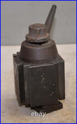 Aloris quick change tool post holder precision lathe machinist South Bend wedge