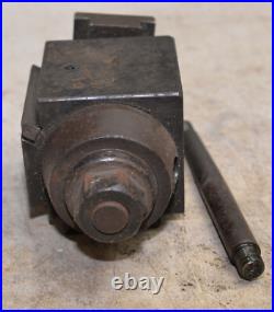 Aloris quick change tool post holder precision lathe machinist South Bend wedge