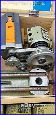 Am. Edelstall SL1000 UNIMAT Lathe, Made in Austria, Sold by Sears withAccessories