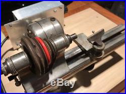 American Watch Tool Co 6mm jewelers lathe with cabinet, collets & accessories