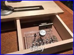 American Watch Tool Co 6mm jewelers lathe with cabinet, collets & accessories