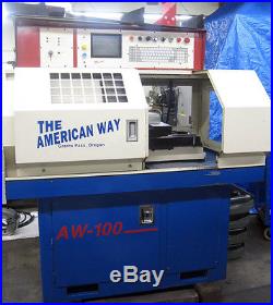 American Way Gang Tool CNC Lathe w Omni Type CNC Control great Centroid retrofit