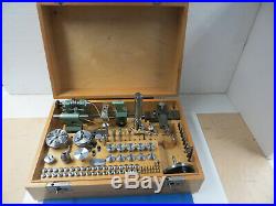 Andrä & Zwingenberg 8 mm watchmakers lathe with accessories in wooden box
