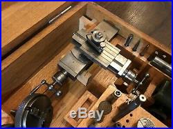 Andrä & Zwingenberg watchmakers Jewelry lathe with accessories in wooden box