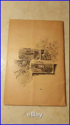 Antique 1891 Metal Working Machine Catalog Lathe Drill Press Barnes Rockford Ill