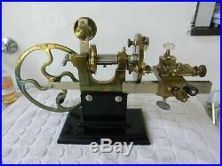 Antique Burine Fixe watchmakers lathe approx 110 years old, original