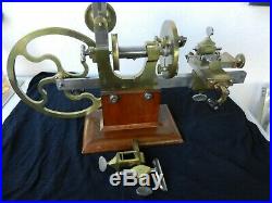 Antique Burine Fixe watchmakers lathe fantastic condition, fully functional