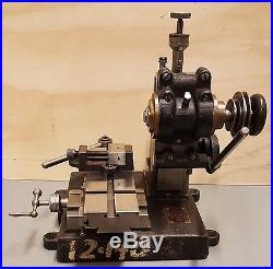 Antique Derbyshire Micromill watchmakers jewelers levin, boley lathe tool