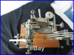 Antique Flume (Berlin) Gear wheel Cutting machine, watchmakers lathe, beautiful