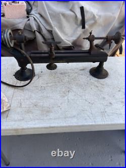 Antique Goodell Pratt Small Benchtop Metal Lathe 3 x 10 Missing The Badge