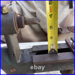 Antique Goodell Pratt Small Benchtop Metal Lathe 3 x 10 Missing The Badge